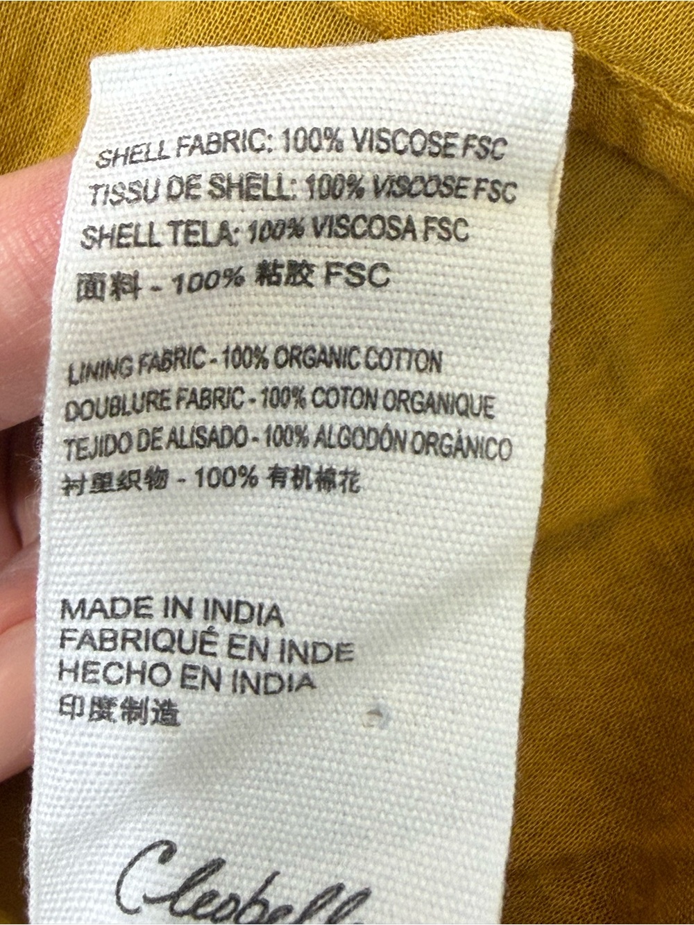 Cleobella A-Line Dress Mustard Ruffle Strap Square Neck Mini Dress S - Picture 10 of 10